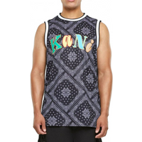 Karl Kani Woven Signature Paisley Basketball Tank M 6031440