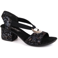 Comfortable Rieker W RKR679 black sandals