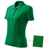 Malfini Cotton polo shirt W MLI-21316 grass green