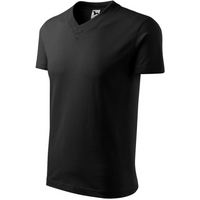 Malfini T-shirt V-neck M MLI-10201 black
