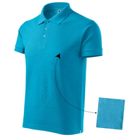 Polo shirt Malfini Cotton M MLI-21244 turquoise