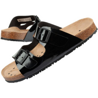 Abeba Sandals Black W 8088 work slippers