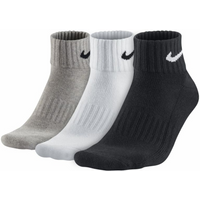 Nike 3 pack Value Cotton Quarter SX4926-901 socks