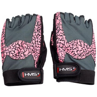 Gloves for the gym Pink / Gray W HMS RST03 rL