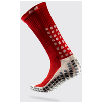 Trusox Thin football socks, red