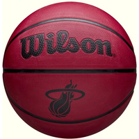 Wilson NBA Team Tribute Solid Miami Heat Ball WZ4025416XB Basketball Ball