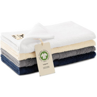 Small unisex towel Organic (GOTS) (gray)