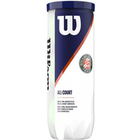Wilson Roland Garros All Court tennis balls, 3 pcs WRT126400