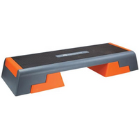 Step for aerobics HMS Premium AS007 BLACK / ORANGE