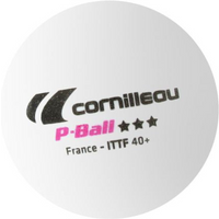 Cornilleau table tennis balls P-BALL ITTF white 3 pcs.