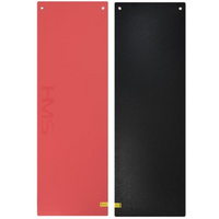 Club fitness mat with holes HMS Premium MFK03 Red-Black