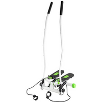 Stepper with movable arms and HMS S3085 cables, green and white
