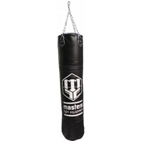 Leather boxing bag 150/35 cm empty WWS-MASTERS black