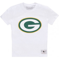 Mitchell & Ness NFL Team Logo Tee Green Bay Pacers M BMTRINTL1053-GBPWHIT
