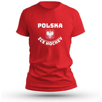 Poland Ice Hockey Jr SREPBPLICE-RD-12 T-shirt