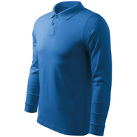 Malfini Single J polo shirt. LS M MLI-21114 azure
