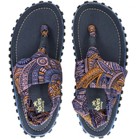 Gumbies Slingback Flip Flops W G-SB-WN-AZTEC