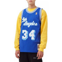 Mitchell & Ness NBA Swingman Los Angeles Lakers Shaquille O'Neal M T-shirt SMJYAC18013-LALROYA96SON