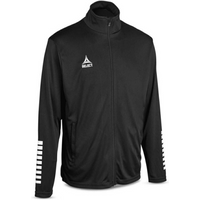 SELECT PISA black zip-up football training sweatshirt