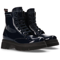 Tommy Hilfiger Lace Up Bootie Blue W T4A5-33040-0775800-800