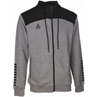 Select Oxford Zip Hoodie U T26-01811 grey/black