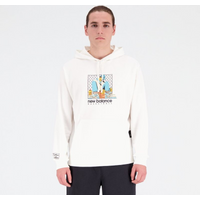 Sweatshirt New Balance Hoops French Terry Hoodie M NBMT31588SST
