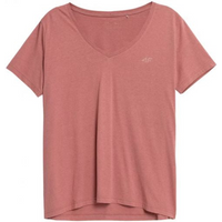T-shirt 4F W 4FSS23TTSHF342 salmon