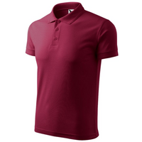 Men's Pique Polo Shirt (garnet)