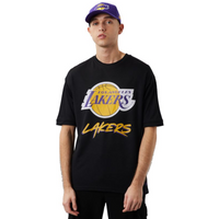 New Era NBA Los Angeles Lakers Script Mesh Tee M 60284737