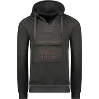 Geographical Norway Gymclass EO Tiedye Badge sweatshirt M WU8270H-GNO-BLACK