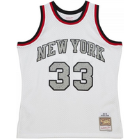 Mitchell & Ness NBA Cracked Cement Swingman Jersey Knicks 1991 Patrick Ewing M TFSM5934-NYK91PEWWHIT