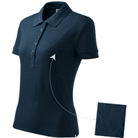 Malfini Cotton polo shirt W MLI-21302 navy blue