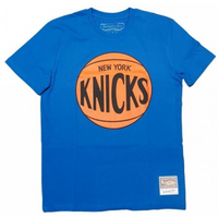 Mitchell &Ness NBA New York Knicks Team Logo Tee M BMTRINTL1268-NYKROYA