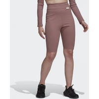 Adidas Studio Lounge Ribbed Shorts Dirty W HH8503