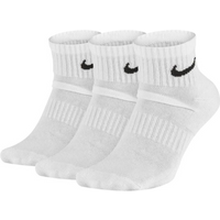 Nike Everyday Cushion Ankle Socks - 3-Pack, White, Men's