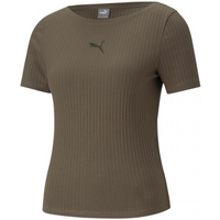 T-shirt Puma Her Ribbed Slim Tee Grape Leaf W 531917 44