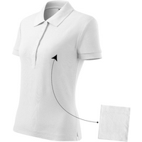 Malfini Cotton polo shirt W MLI-21300 white