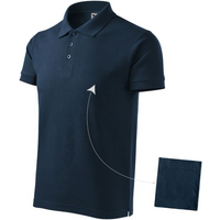 Malfini Cotton M MLI-21202 navy blue polo shirt