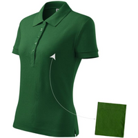 Malfini Cotton polo shirt W MLI-21306 bottle green