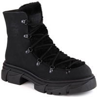 Platform boots with fur Big Star W INT1926A black