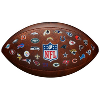 Ball Wilson NFL JR Throwback FB 32 Team Logo Ball WTF1534XBNFL