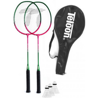 SMJ Badminton Set /2 Rackets + 3 Shuttlecocks/ TL020