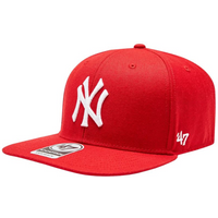 47 Brand MLB New York Yankees No Shot Cap B-NSHOT17WBP-RD