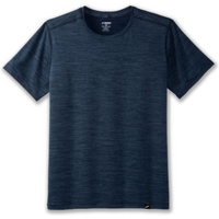 Men's Luxe Short Sleeve Running Shirt, Black