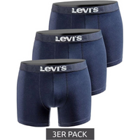 Levi's Men's Boxers 3-Pack Navy Blue Cotton Boxer Briefs