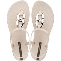 Ipanema Sandal Class women's flip-flop sandals, fashionable, light beige