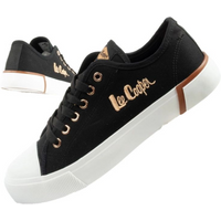 Lee Cooper women's sports shoes fabric sneakers stylish black