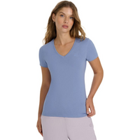 Women's T-shirt 4F F2969 denim 4FWAW25TTSHF2969 32S