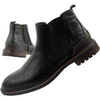 Wrangler Randy men's shoes Chelsea boots elegant fashionable slip-on black