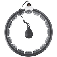 HMS HHW06 Hula Hoop with Studs, Weight and Counter, Black